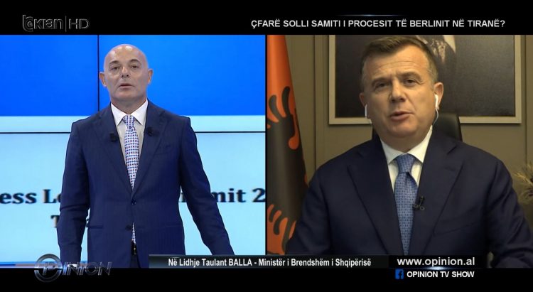 Procesi i Berlinit, Balla: Ishte samit me “shportën” plotë për Shqipërinë