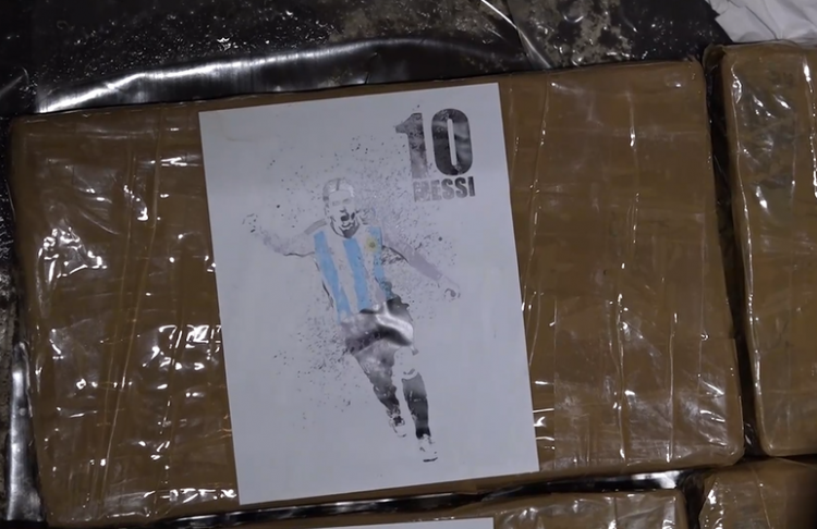 Rusi, sekuestrohen 72 milionë dollarë kokainë me logon e Lionel Messi
