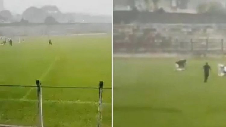 VIDEO/ Rrufeja vret futbollistin në Brazil, plagosen 6 të tjerë