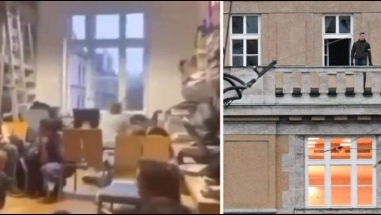 VIDEO/ Sulmi në Pragë, studentët e tmerruar fshihen poshtë karrigeve dhe tavolinave
