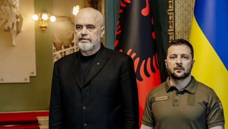 Zelesnky nderon Ramën me Urdhrin e Princit ‘Jaroslav i Urti’