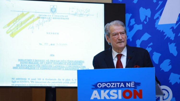 Inceneratorët/ Berisha: Kontrata u refuzua nga Shkëlqim Cani dhe 5 herë nga Ahmetaj, ja çfarë bëri Veliaj