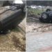 Makina del nga rruga dhe kthehet përmbys, nxirren nga mjeti shoferi dhe pasagjeri