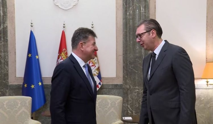 Vuçiç takon Lajçakun në Beograd, kërkon anulimin e vendimit të BQK-së për dinarin