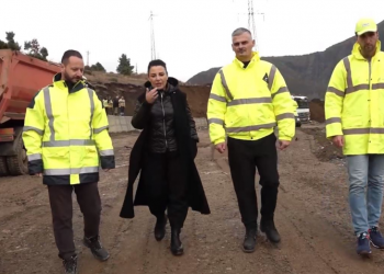 Punimet në lotin 3 të aksit Elbasan-Qafë Thanë, Balluku: Synojmë një dalje të re në Maqedoninë e Veriut, përmes një tuneli