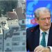 Prej javësh në “arrest shtëpie”, Sali Berisha filmohet duke shëtitur në verandën e banesës?