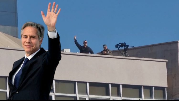 Blinken në Tiranë/ “Blindohet” kryeqyteti, mbi tarracën e kryeministrisë efektivë të RENEA-s me snajper (Foto) 