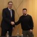 Takimi Zelensky-Vuçiç në Tiranë: Serbia e rëndësishme për zbatimin e planit për paqen