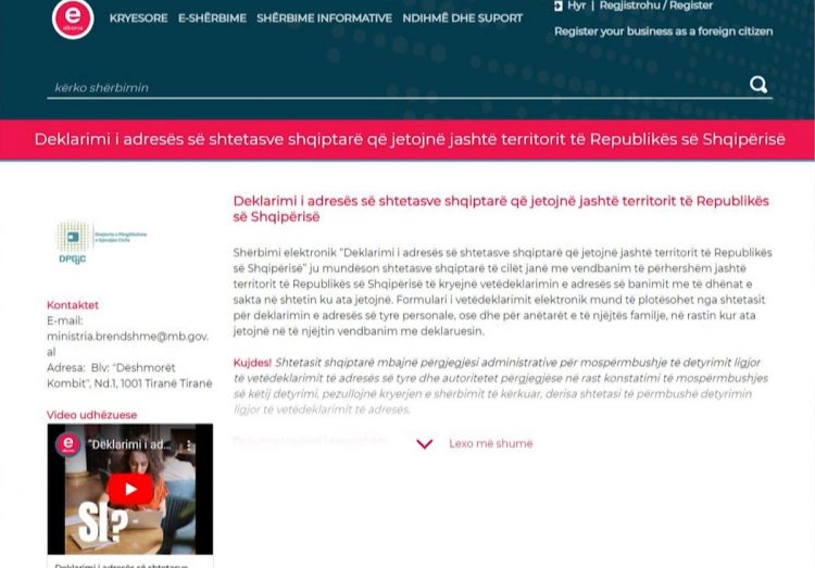 Regjistër për emigrantët shqiptarë