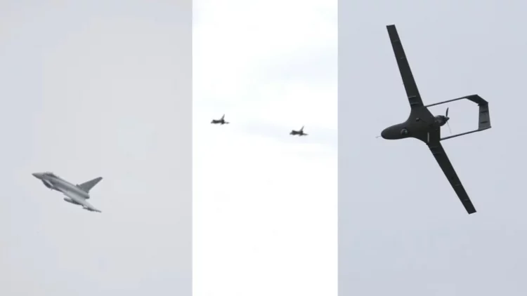 Avionët ushtarakë japin spektakël në bazën ajrore të Kuçovës, demonstrime edhe nga helikopterët Black Hawk 
