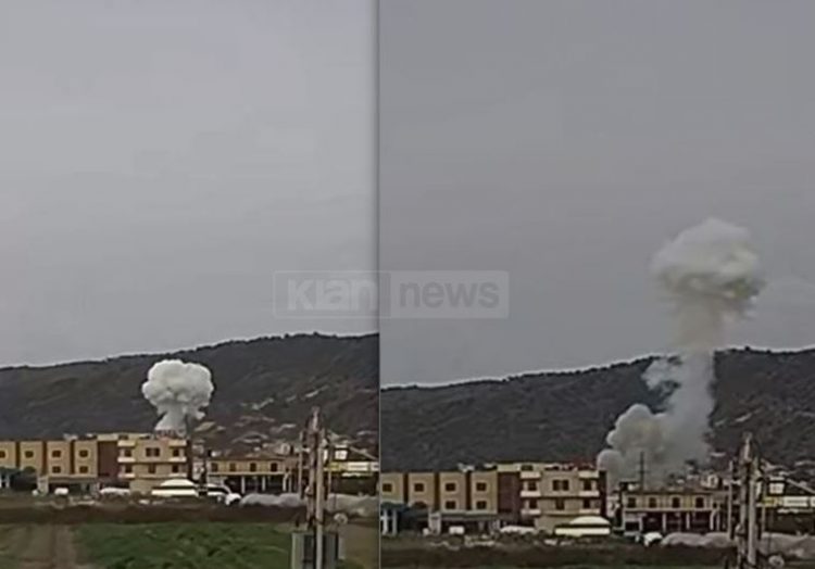 Shtëllunga masive tymi! Pamje të tjera nga shpërthimi i djeshëm në Lushnje