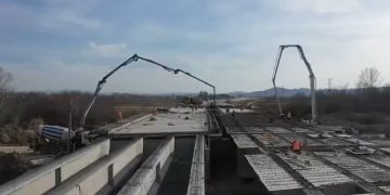Pamje nga kantieri Thumanë-Kashar, punimet pritet të përfundojnë në 30 qershor