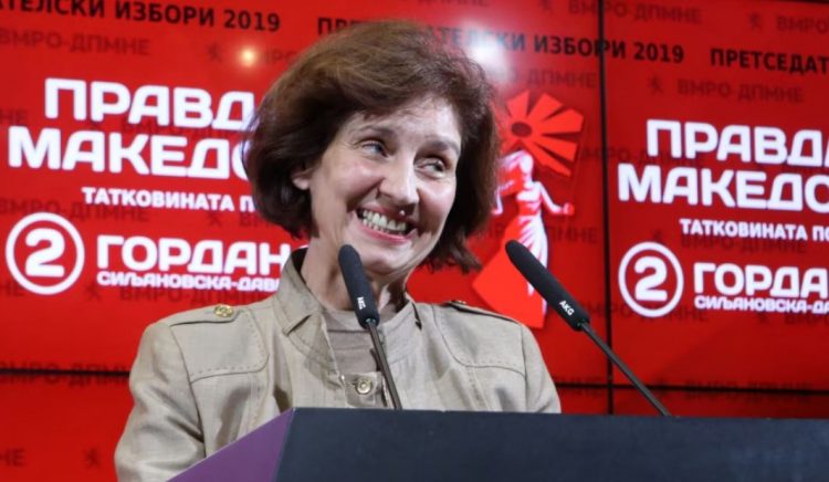 Davkova e VMRO-DPMNE kryeson garën presidenciale në Maqedoninë e Veriut