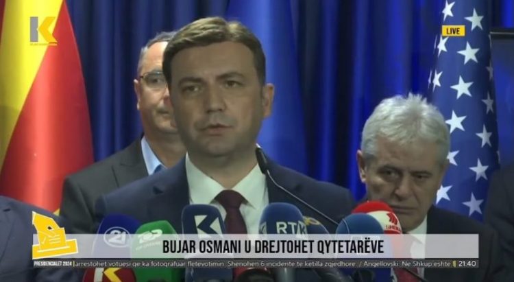 Zgjedhjet presidenciale në RMV, Osmani: Shpall fitoren me mbi 40 mijë vota epërsi!