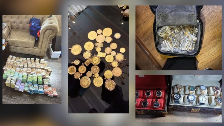 Megaoperacioni i SPAK, publikohen pamje nga sekuestrimi i florinjve, orëve e makinave luksoze. Si i ruanin grupet kriminale milionat e eurove.