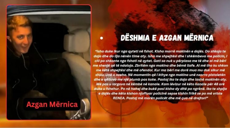 Azgan Mërnica rrëfen krimin: E qëllova me plumb sapo polici ktheu shpinën