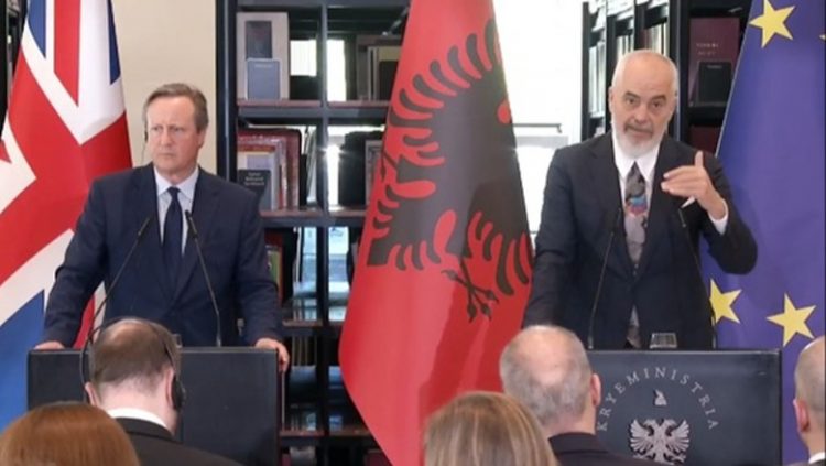 “Folëm për emigrimin e paligjshëm”, Rama me Cameron: Do t’i shkojmë deri në ‘rrënjë’ këtij problemi