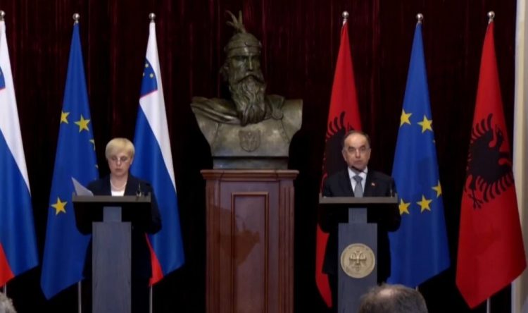 Begaj me Presidenten sllovene: Zgjerimi 2030, provë e mbështetjes tuaj për anëtarësimin e Shqipërisë