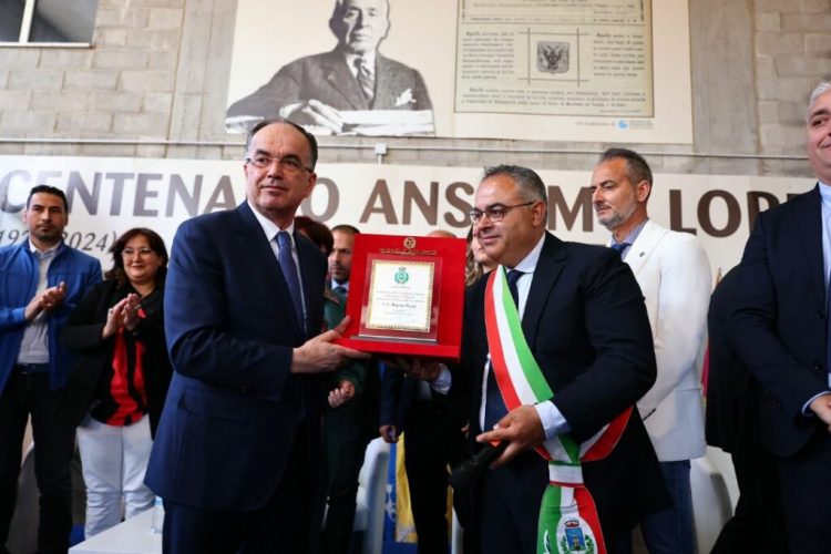 Presidenti Bajram Begaj, “Qytetar Nderi” i arbëreshëve të Kalabrisë 