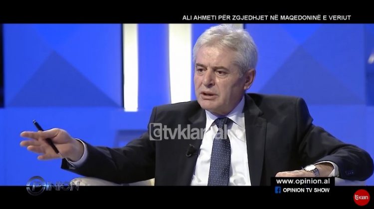 Ali Ahmeti në “Opinion”: Po synojnë eliminimin tim politik