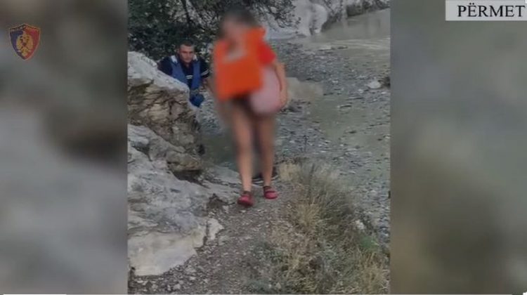Policia e Përmetit shpëton 7 turistë të huaj të bllokuar në kanionin e Langaricës