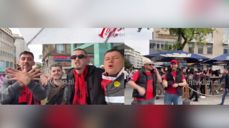 “Tifozë anglezë me plis në Dortmund”, gazetarja: Sheshi i qytetit i pushtuar nga ngjyrat kuq e zi