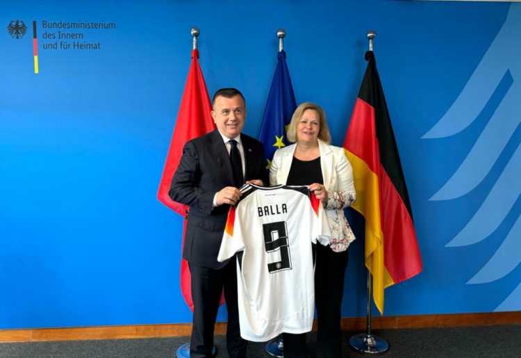 Balla pritet nga homologia Faeser: Asistenca gjermane do të ofrojë shërbim modern e të sigurtë