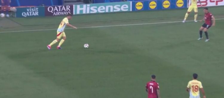 Spanja ndëshkon Shqipërinë në minutën e 13-të