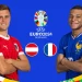 Euro 2024, publikohen formacionet e sfidës Austri-Francë