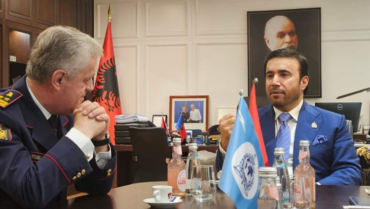 Presidenti i INTERPOL-it viziton Selinë Qendrore të Policisë së Shtetit