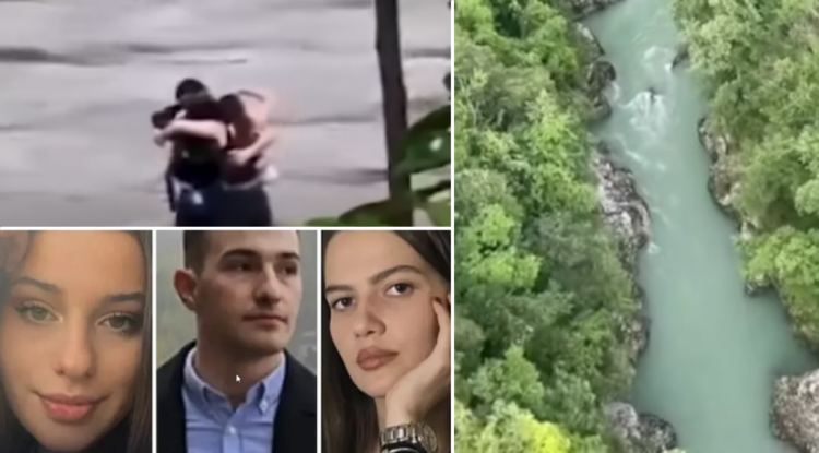 Video/Pritën vdekjen të përqafuar, momentet e fundit të 3 miqve përpara se t’i rrëmbejë rrjedha e ujit në Itali