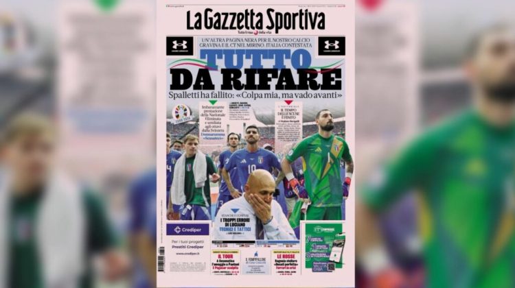 Euro 2024/ Mediat “masakrojnë” kombëtaren italiane pas eliminimit