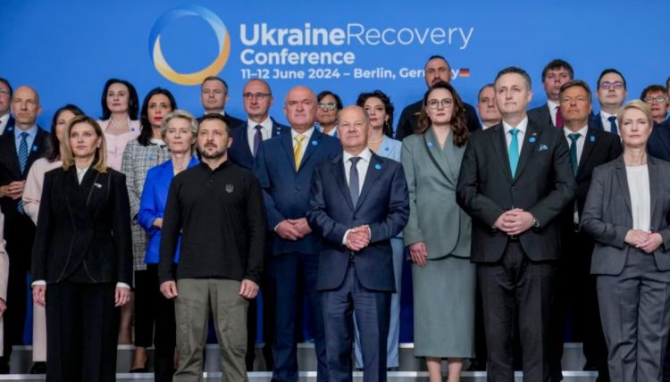 Zelensky kërkon miliarda euro për mbrojtjen dhe rindërtimin e Ukrainës