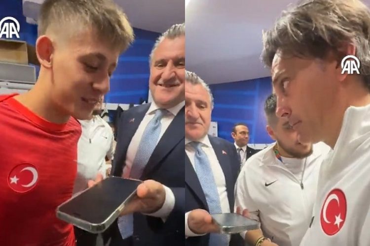 VIDEO/ Telefonata e Erdogan me Arda Guler dhe ekipin turk bëhet virale: Ti puth sytë…
