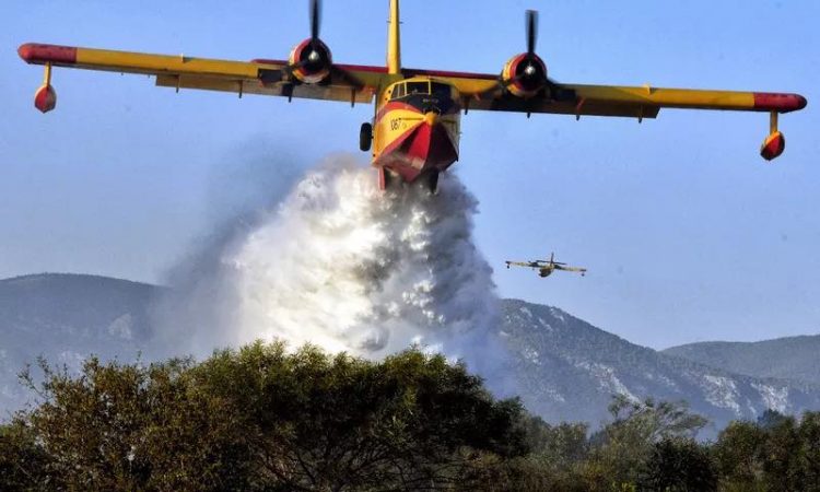 Zjarret në Dropull e Finiq, Peleshi: Sot u aktivizuan dy avionë “Canadair”