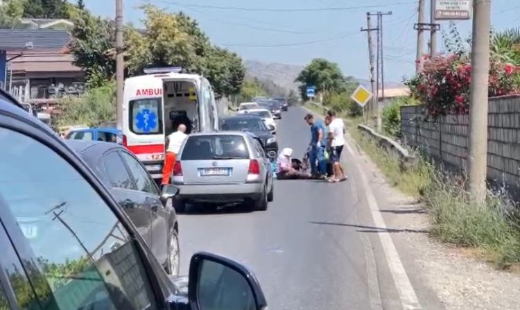 Aksident në Lezhës/ Makina përplaset me motorin, një i plagosur 