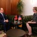 Begaj pret të Ngarkuarën me Punë në Ambasadën e SHBA-së në Tiranë, Nancy Van Horn