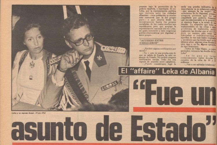 1979/“E vërteta e largimit të Leka Zogut I nga Spanja”, intervista me këshilltarin ushtarak dhe avokatin e Mbretit të shqiptarëve