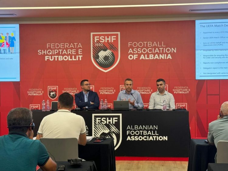 Sezoni i ri, FSHF në bashkëpunim me UEFA organizon seminarin me delegatët e ndeshjeve