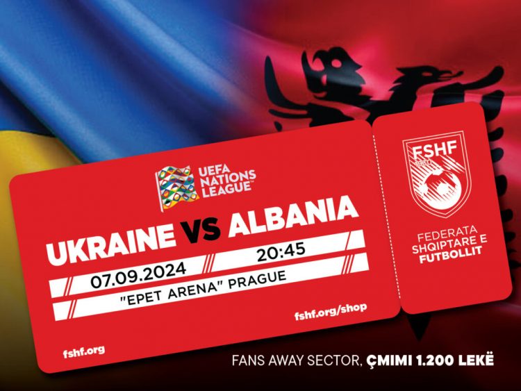 UEFA Nations League, dalin në shitje biletat e ndeshjes Ukrainë-Shqipëri