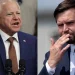 Walz dhe Vance, dy kandidatët për zv.president të SHBA-së, përballen në debat më 1 tetor