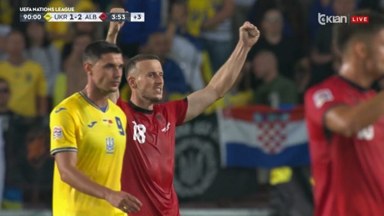 Shqipëria mund Ukrainën në Pragë dhe e nis me fitore aventurën në Ligën e Kombeve   