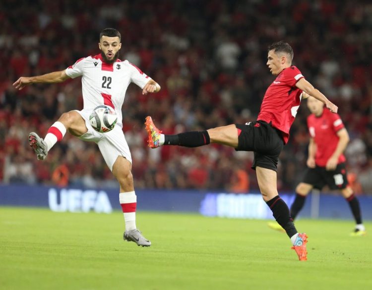 Përfundon pjesa e parë e Shqipëri-Gjeorgji, nuk ka gola