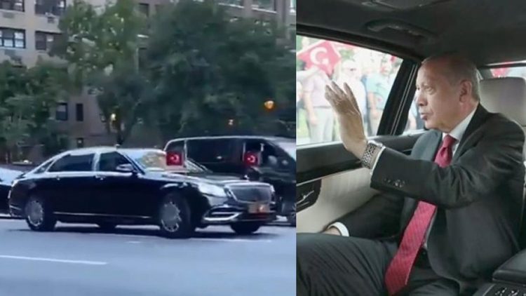 VIDEO/ Erdogani i “Madhërishëm” kalon në rrugët e Nju Jorkut, qarkullimi i mjeteve paralizohet nga autokolona me limuzina e liderit turk