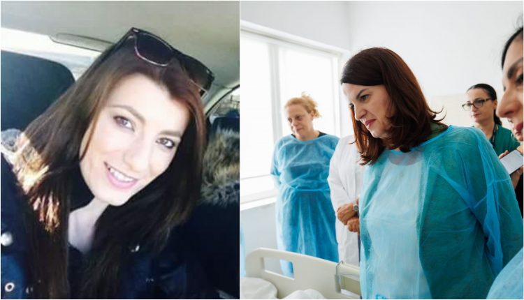 Bashkëshorti tentoi ta digjte me benzinë, ministrja e Shëndetësisë viziton 31-vjeçaren në spital: Ndodhet jashtë rrezikut për jetën 