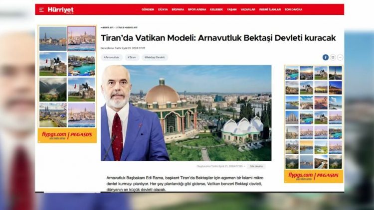Plani i Ramës për “Vatikan” në Tiranë, mediat e huaja jehonë për shtetin Bektashi