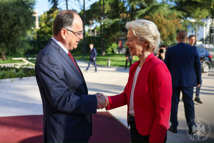 Begaj priti Von der Leyen në Presidencë, fokus i takimit procesi i anëtarësimit