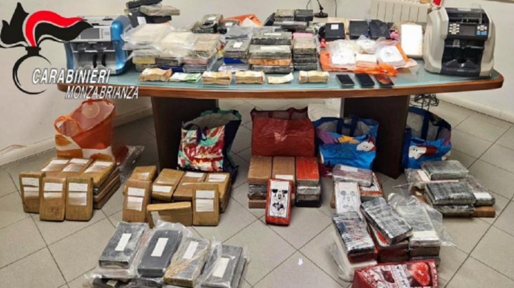 Sekuestrohen 202 kg kokainë në varrezat e Milanos, arrestohen 3 shqiptarë