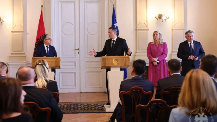 Begaj takim në Sarajevë me kryesuesin e Presidencës së Bosnjës: Marrëdhëniet tona do të zhvillohen edhe më tej