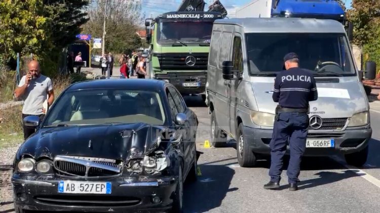 Aksident i trefishë në aksin Lezhë-Shkodër, një person i plagosur 